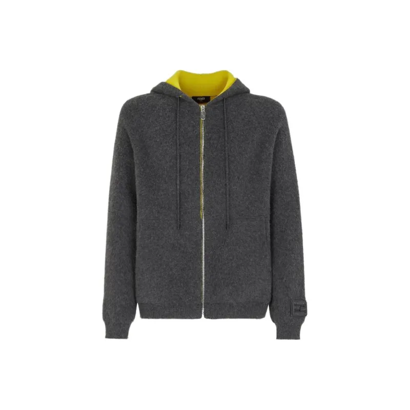 FENDI Jackets Men Gray-0