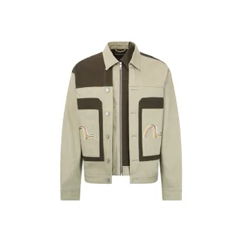 EVISU Jackets Men Color Blocking