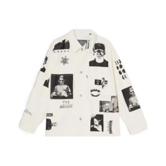 Levis Universal Monsters Loose Fit Jacket Men's Beige-0