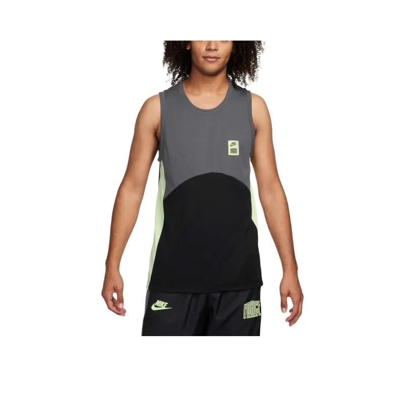 Nike Clothing Tank Tops Men Charcoal-0