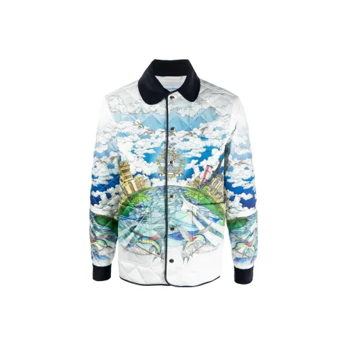 CASABLANCA Printed And Quilted amp Jacket