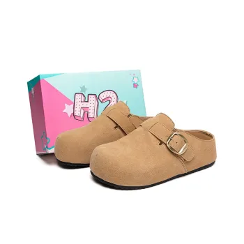 H2 Rubber Sole Abrasion Resistant Slip Resistant Closed Toe Slippers Women's