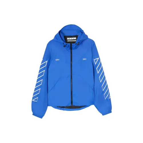 OFF-WHITE Jackets Men Blue