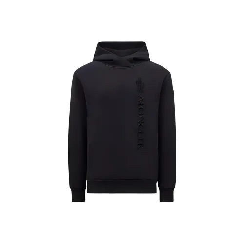Moncler Logo Detailed Long Sleeved Hoodie