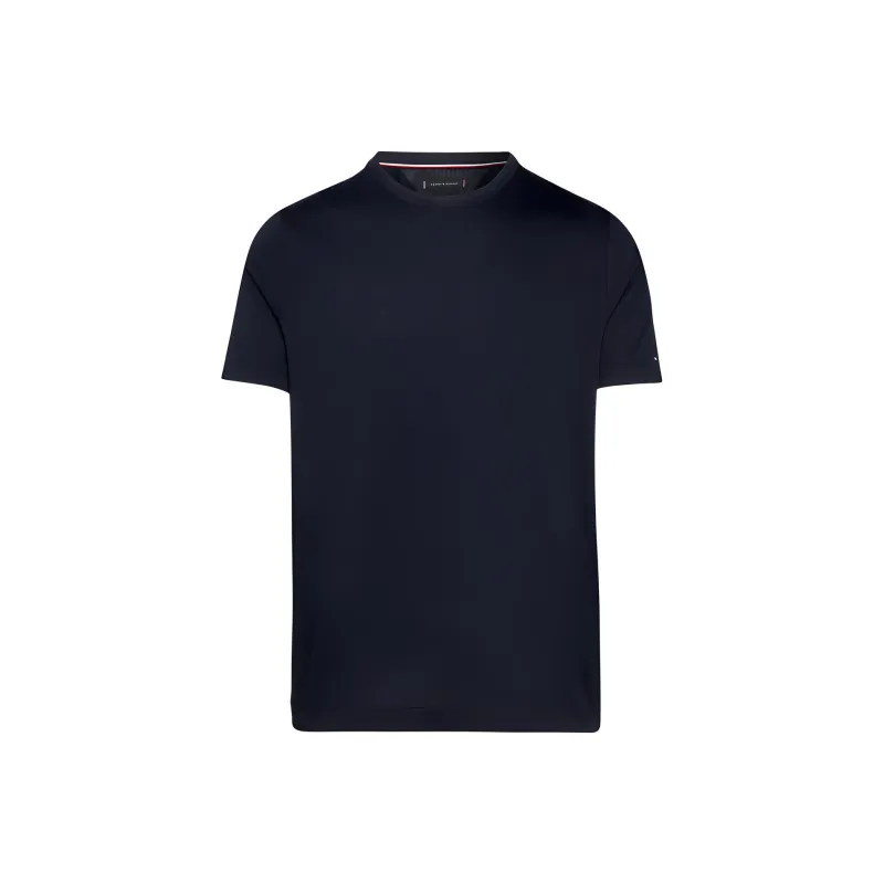 Tommy Hilfiger Logo embroidered Cotton T shirt-0