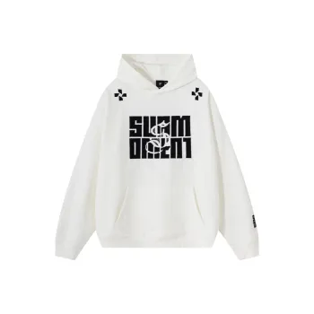 Suamoment Loose Fit Fleece Trendy Versatile Hoodie Unisex