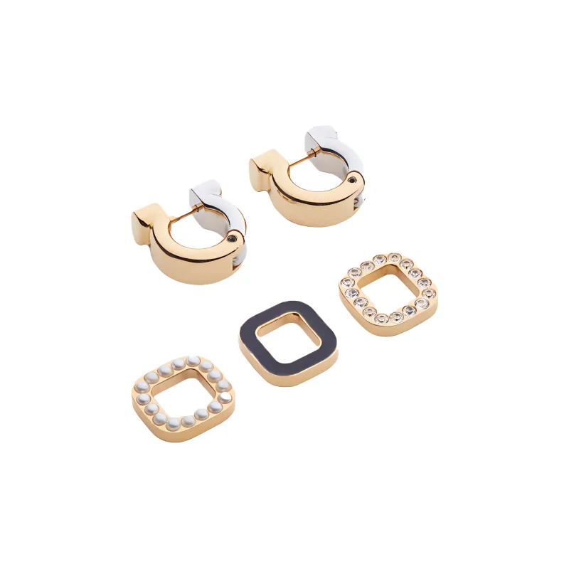 Ferragamo Stud Earrings Women's Multicolor-1