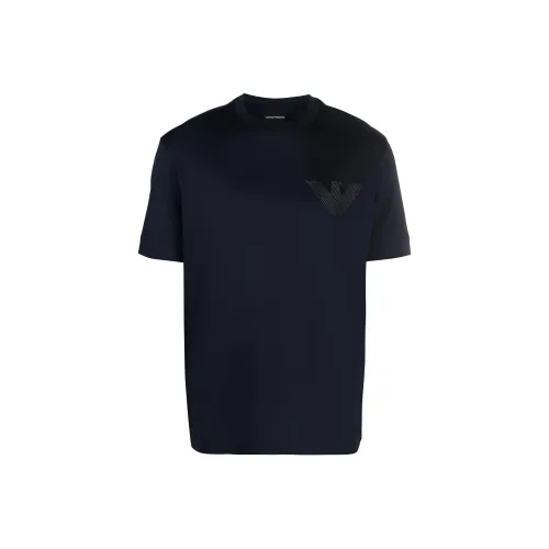 EMPORIO ARMANI T-Shirts Men Marine Blue