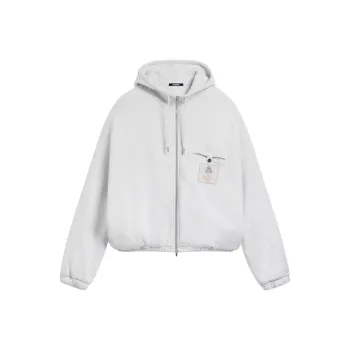 Jacquemus Club Logo Zipped Hoodie