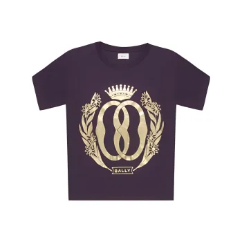 BALLY T Shirts Men Purple