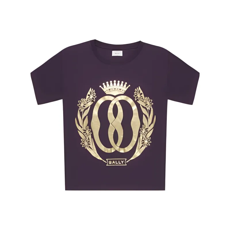 BALLY T Shirts Men Purple-0