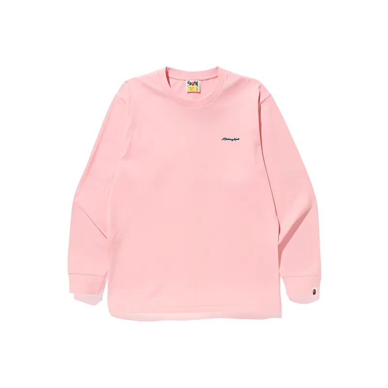 A BATHING APE A BATHING APE Patch Long Sleeve Tee-3
