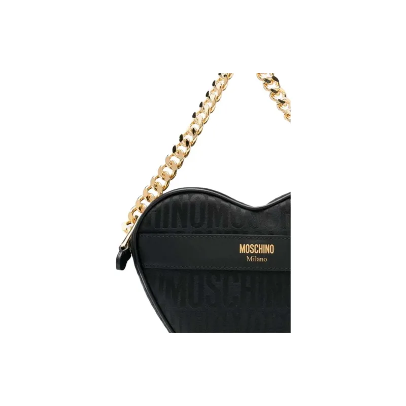 MOSCHINO Monogram-print Leather Tote Bag-2