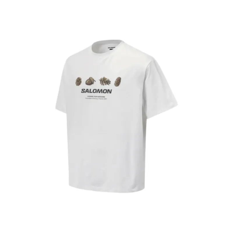 SALOMON T Shirts Men White-2