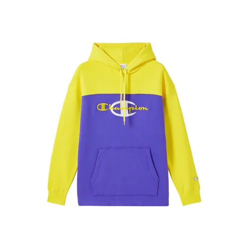 Champion FW24 Sweatshirt Unisex Yellow & Purple