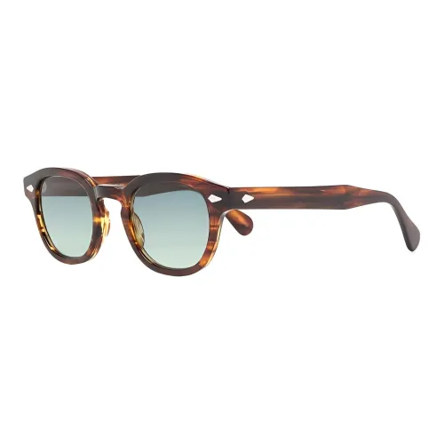 MOSCOT Acetate Oval Sunglasses Men's Umber