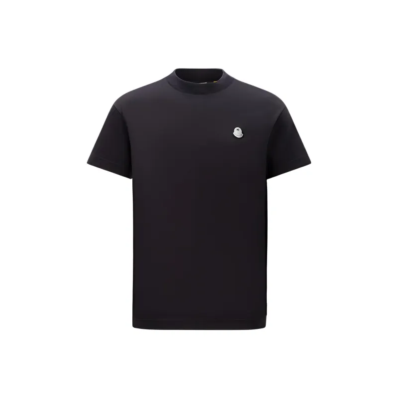 Palm Angels X MONCLER GENIUS Palm Angles Collaboration Collection T-Shirts Unisex Black-0