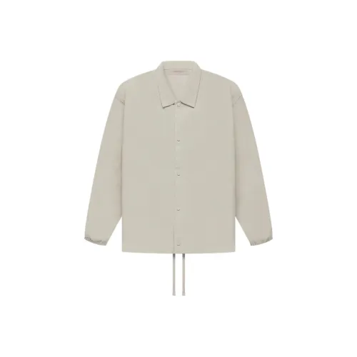 Fear Of God Essentials Military Nylon Hooded Jacket Jackets Unisex Gray