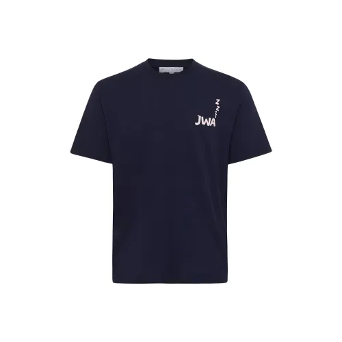 JW Poplin Logo Gooseed Crewneck T Shirt