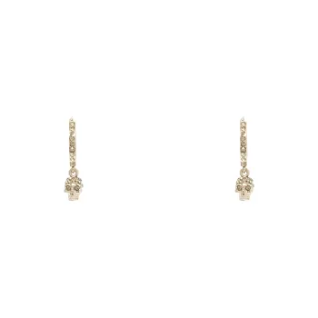 Alexander McQueen Crystal embellished Skull Earrings