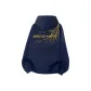 Navy Blue Yellow Text