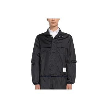 THOM BROWNE Removable Sleeve High Neck Jacket