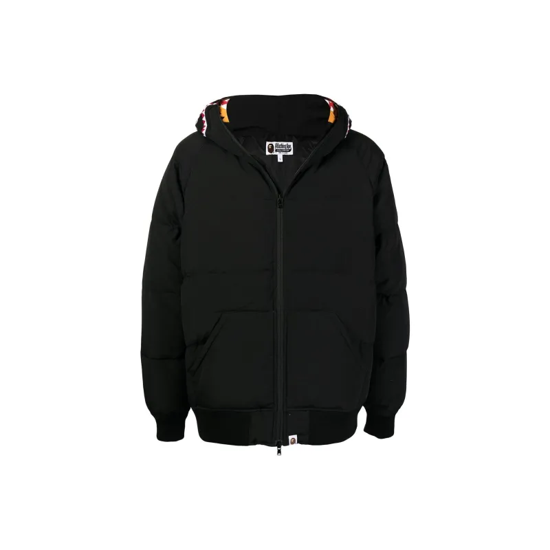 A BATHING APE Printed hood Puffer Jacket-3
