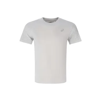 Asics Men Running T Shirt Men's Gray
