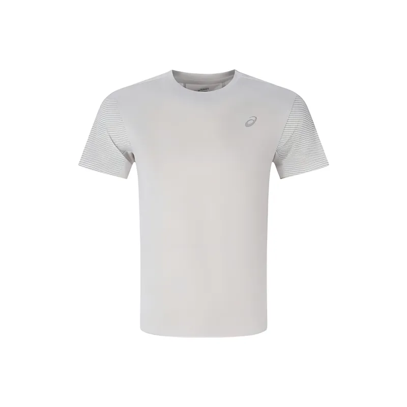 Asics Men Running T Shirt Men's Gray-0