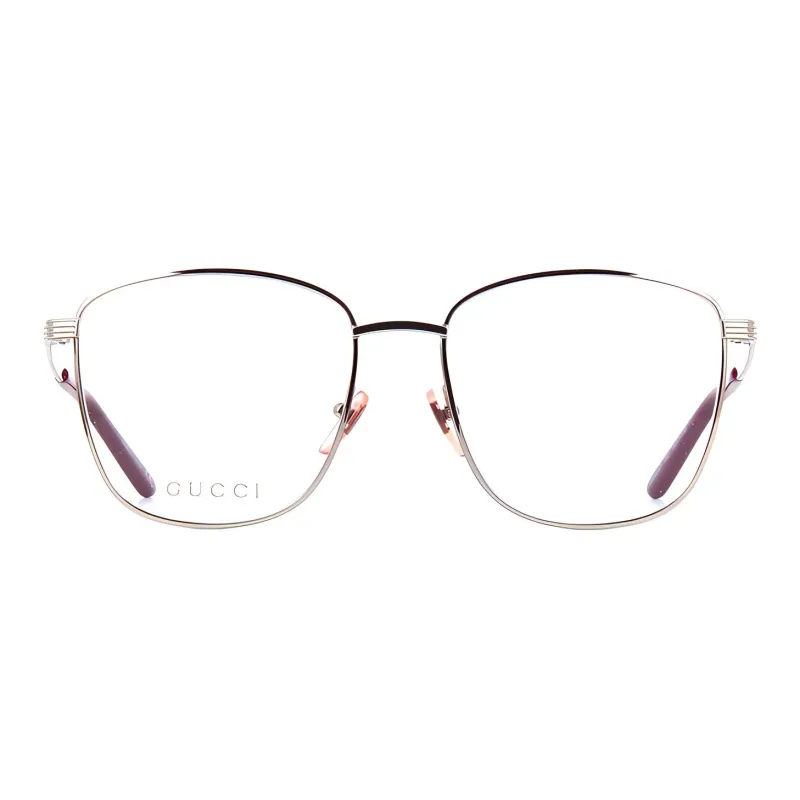 GUCCI Eyeglass Frames Women's Silver-1