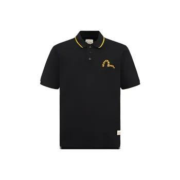 EVISU Polo Shirts Men Black