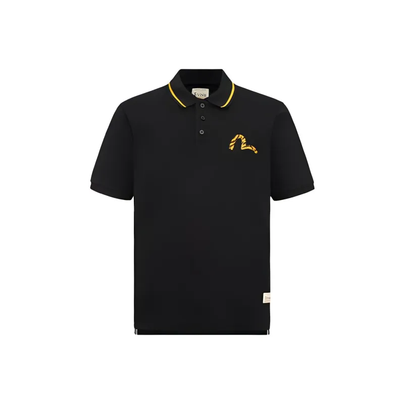 EVISU Polo Shirts Men Black-0