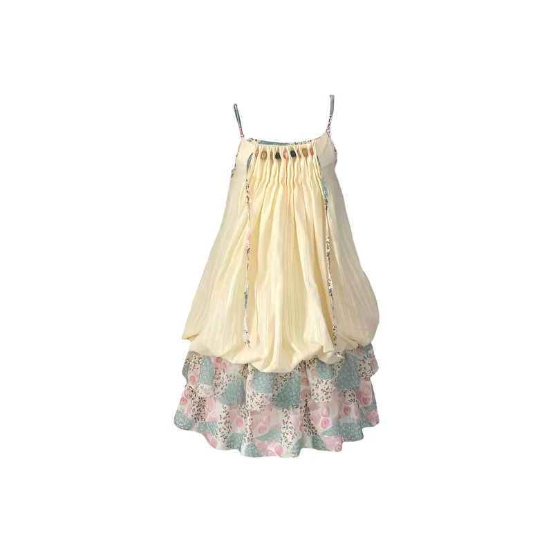PUREIDOL Slip Dress Women's Custard-1