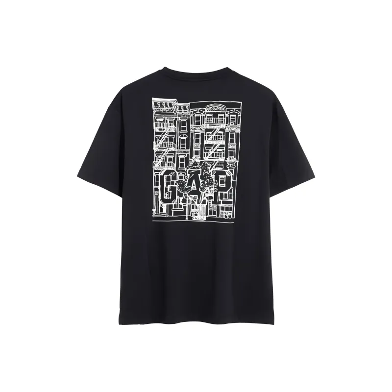 GAP SS23 T-Shirts Men Black-0