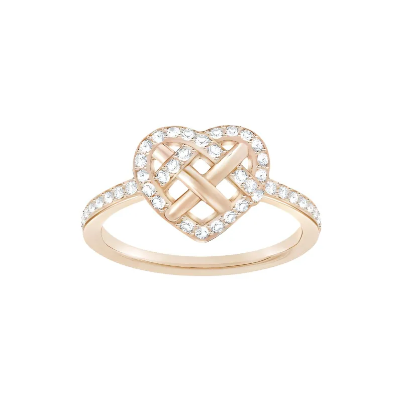 Swarovski Greeting Rings Women's Rose Gold-1