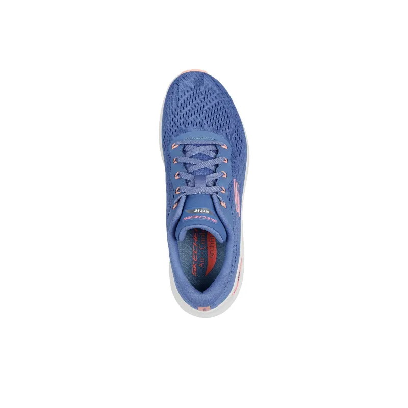Skechers ARCH FIT 2.0 Cushioning, Wear Resistant Low Top Casual Shoes Women's Blue-3