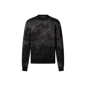 LOUIS VUITTON Damoflage Jacquard Pullover
