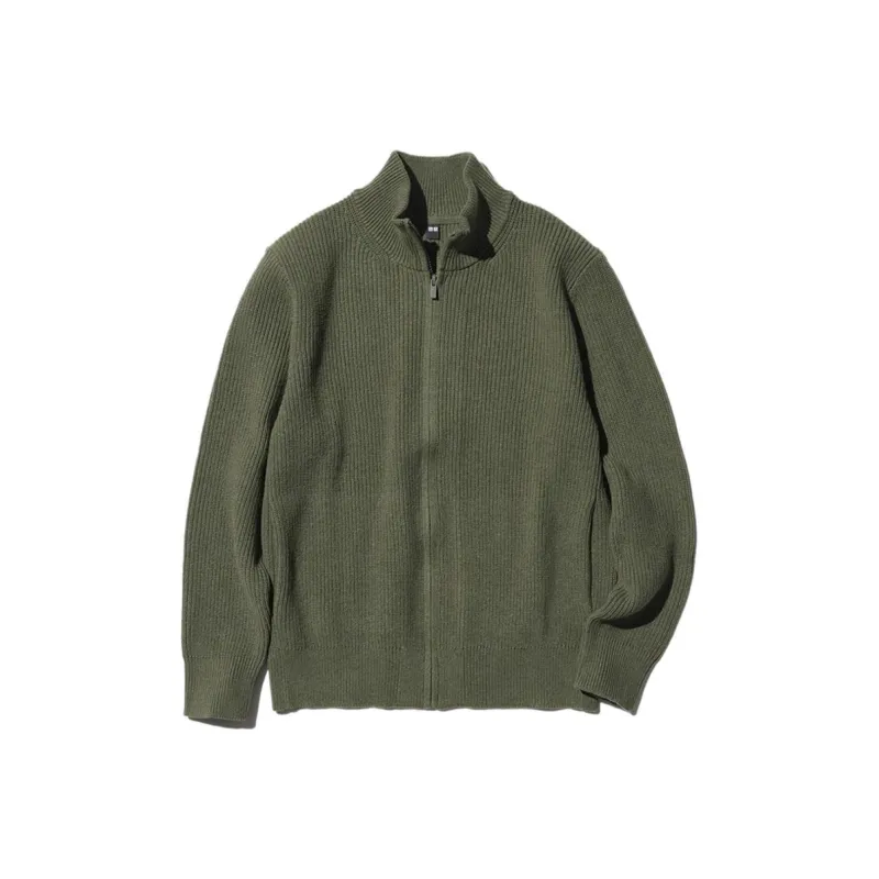 UNIQLO Knitwear Men Olive-0