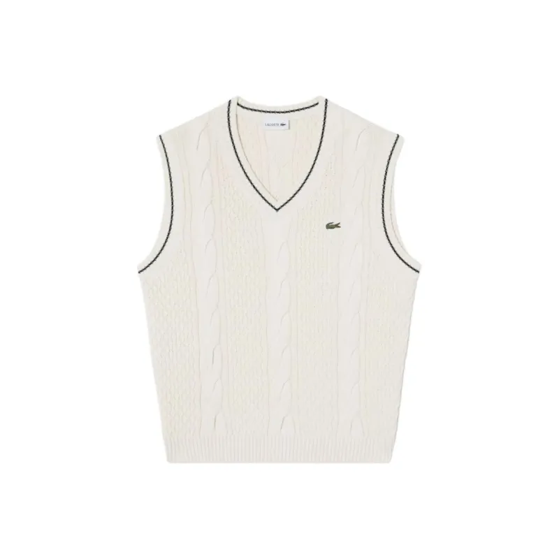 LACOSTE Tank Tops Men White-0