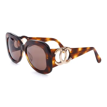 CHANEL Pre-Owned 1990-2000s CC Oversize-frame Sunglasses