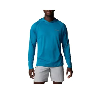 Columbia PFG Solar Stream Sweatshirt Men's Blue