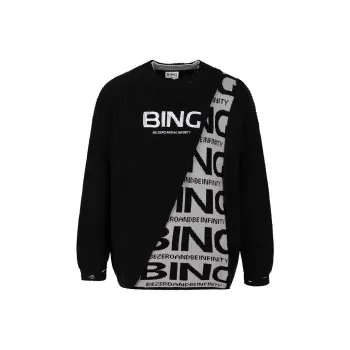 BING Knitwear Unisex Graphite Black