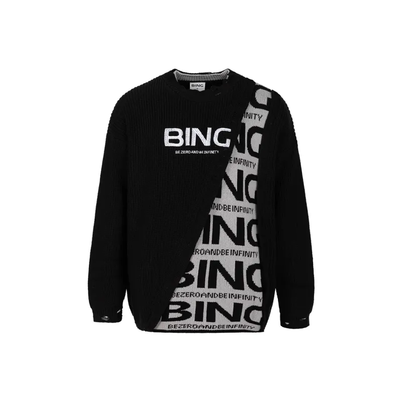 BING Knitwear Unisex Graphite Black-0