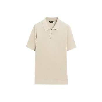Massimo Dutti Polo Shirt Men's Beige