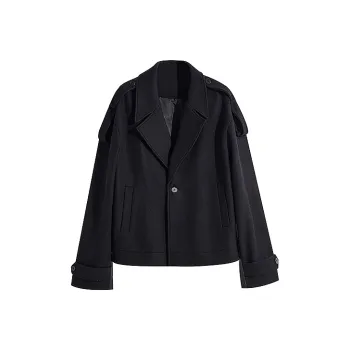 HUANXIANGZHE Jackets Unisex Black
