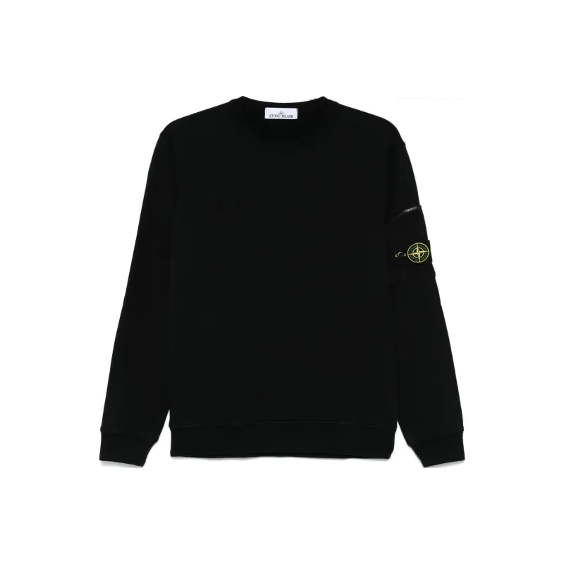 STONE ISLAND Compass Patch Crewneck Sweatshirt-0