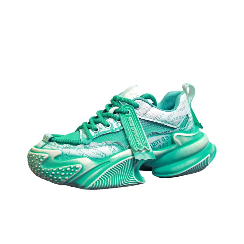 VNNSIJIE x Banas Low Top Chunky Sneakers Men's-12