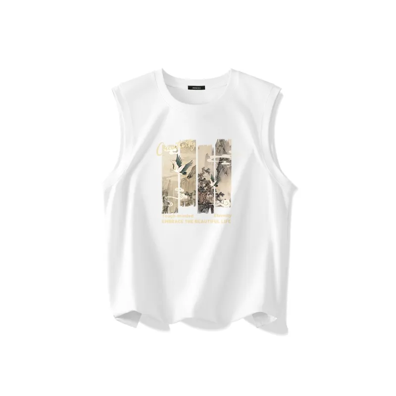 MINISO Tank Tops Unisex-4