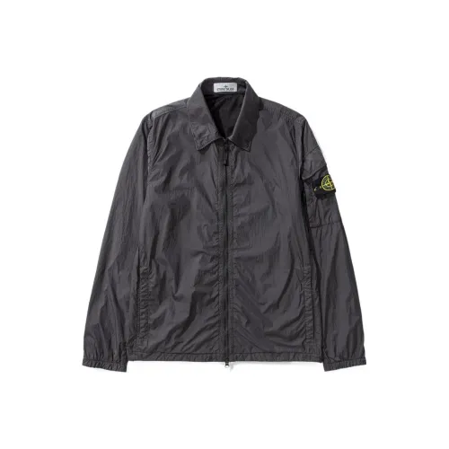 STONE ISLAND Jacket Men's Charcoal Gray
