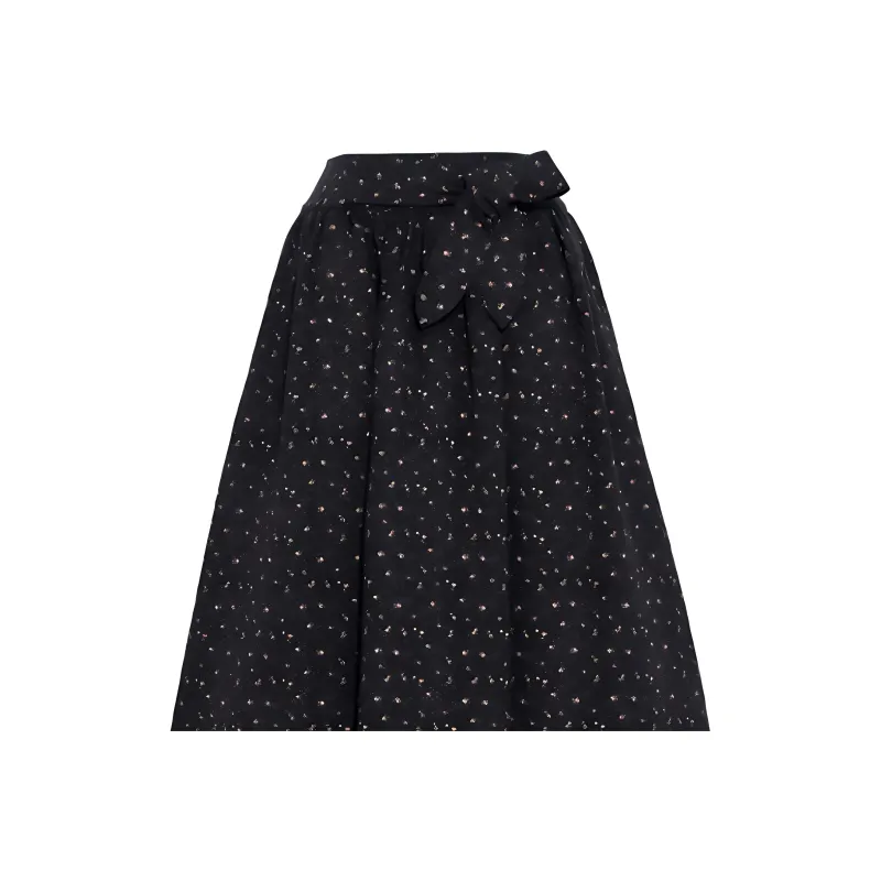 COACH FW21 Casual Long Skirt Women's Black-3